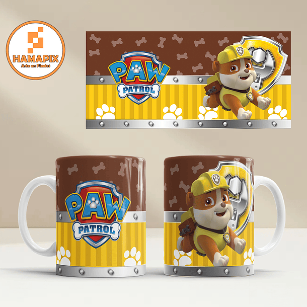 Tazón 11oz Paw Patrol #13 - Rubble