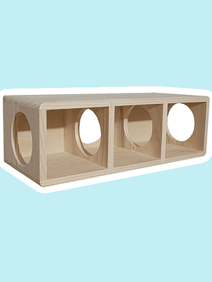 Refugio multichamber subterráneo 