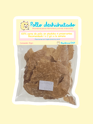 Pollo deshidratado 35 grs