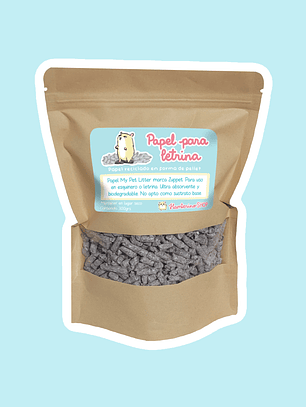 Papel para letrina en forma de pellet