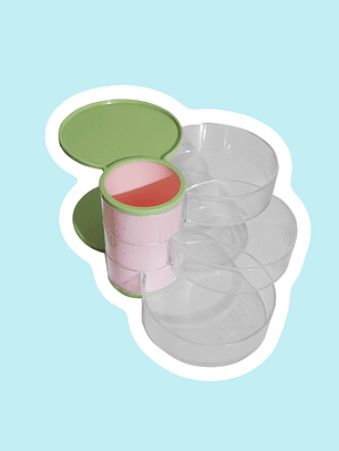 Portaespigas y recipiente múltiple texturas