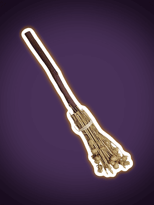 Escoba de bruja lino