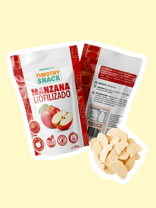 Manzana Liofilizada 30 grs