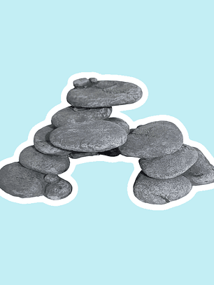 Refugio grande Piedra artificial