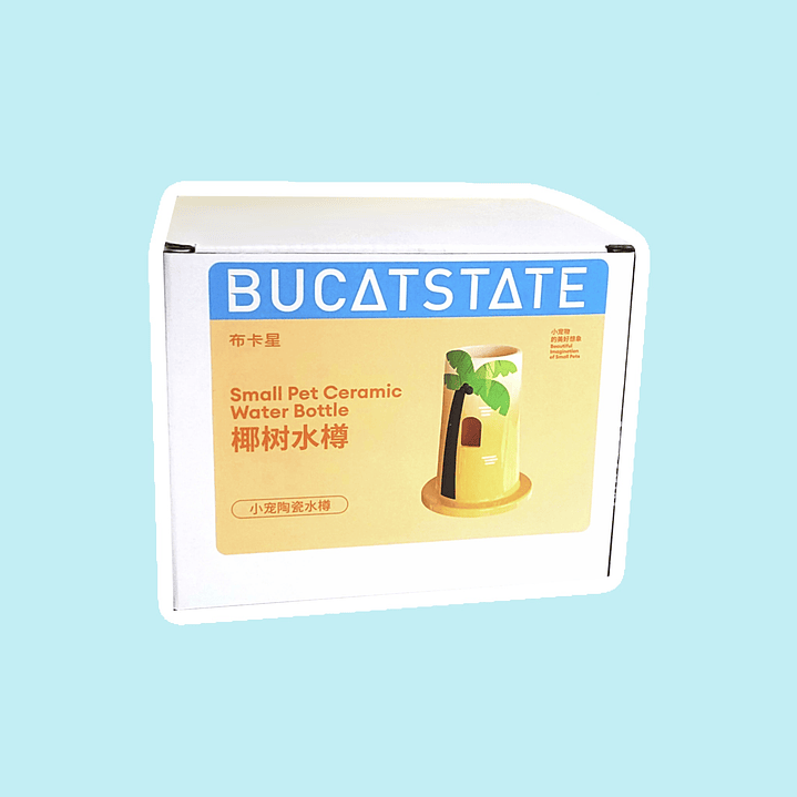 Portabebedero cerámico palmera 3