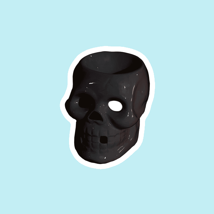 Refugio cerámica calavera 3