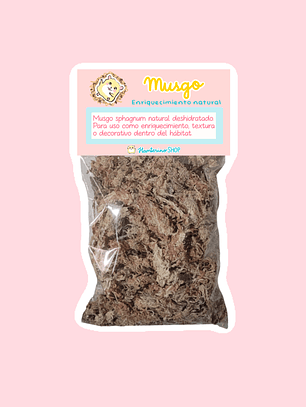 Sobre de textura Musgo Sphagnum