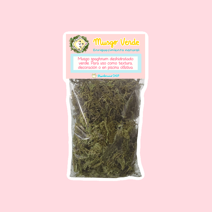 Sobre de textura Musgo verde 1