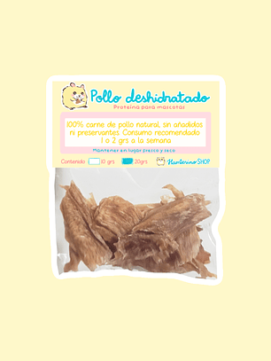 Pollo deshidratado 