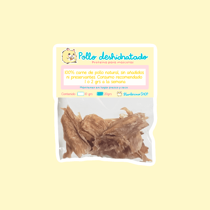 Pollo deshidratado  1