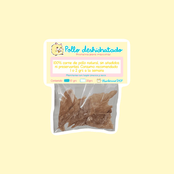 Pollo deshidratado  2