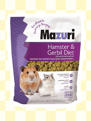 Pellet Mazuri Hámster & Gerbil 350grs