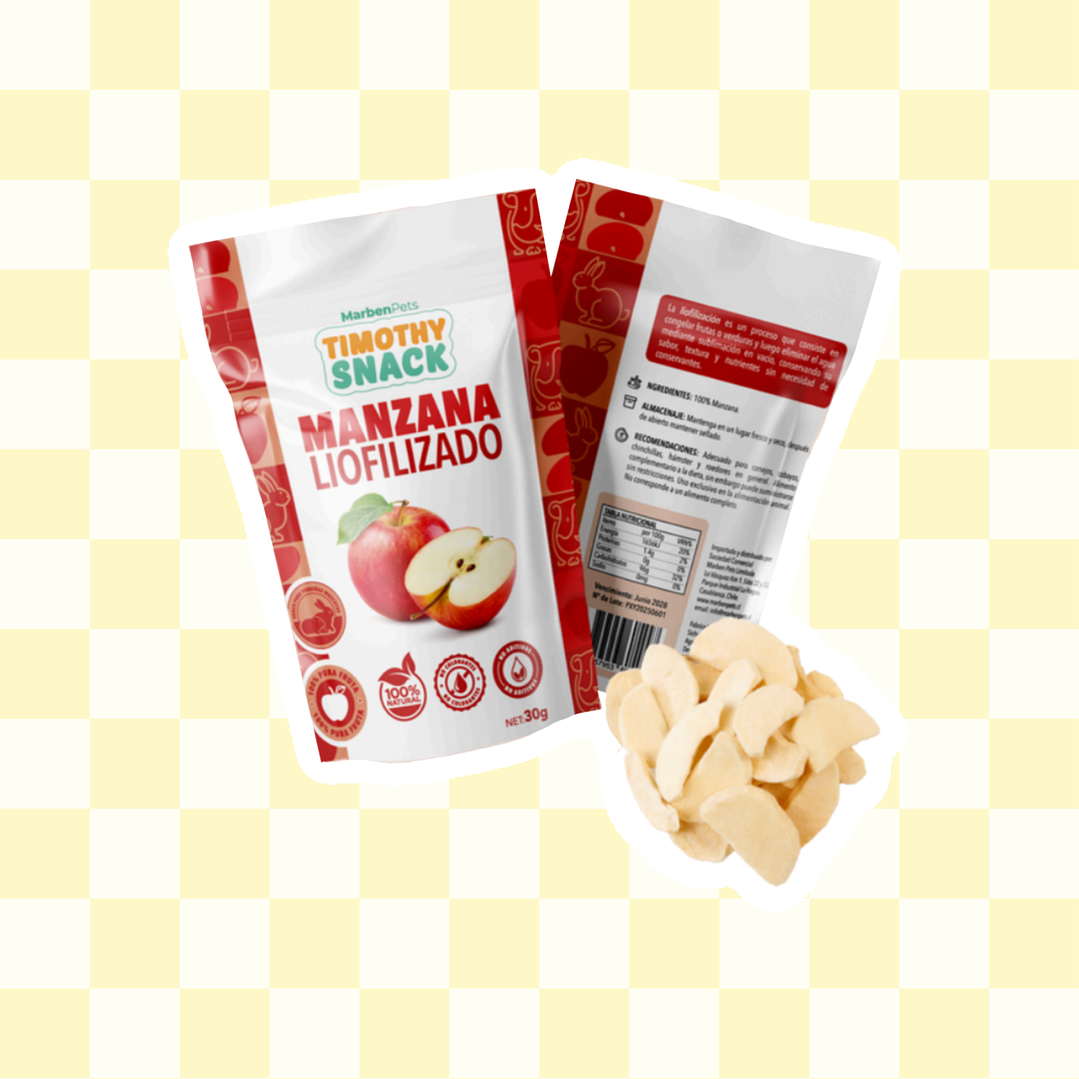 Manzana Liofilizada 30 grs 1