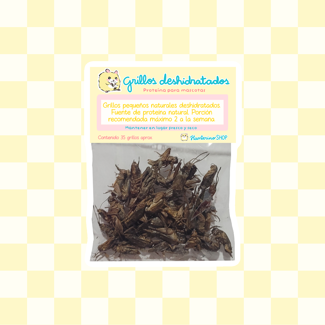 Grillos deshidratados 35 unidades 1
