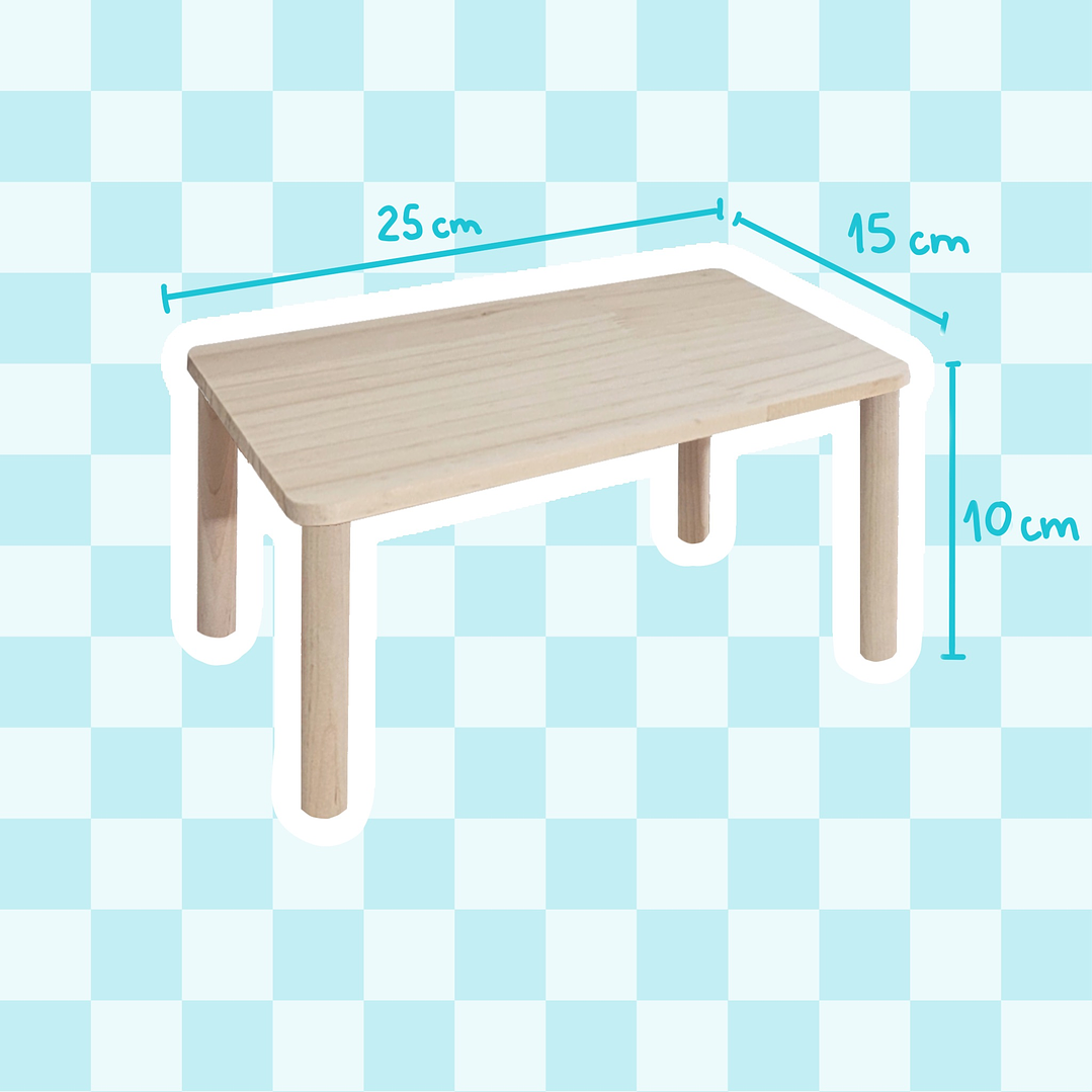 Plataforma de madera armable 3