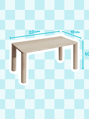 Plataforma de madera armable