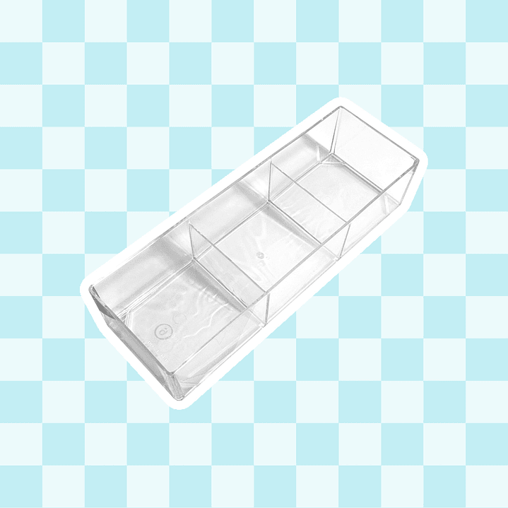 Recipiente acrílico múltiple texturas 2