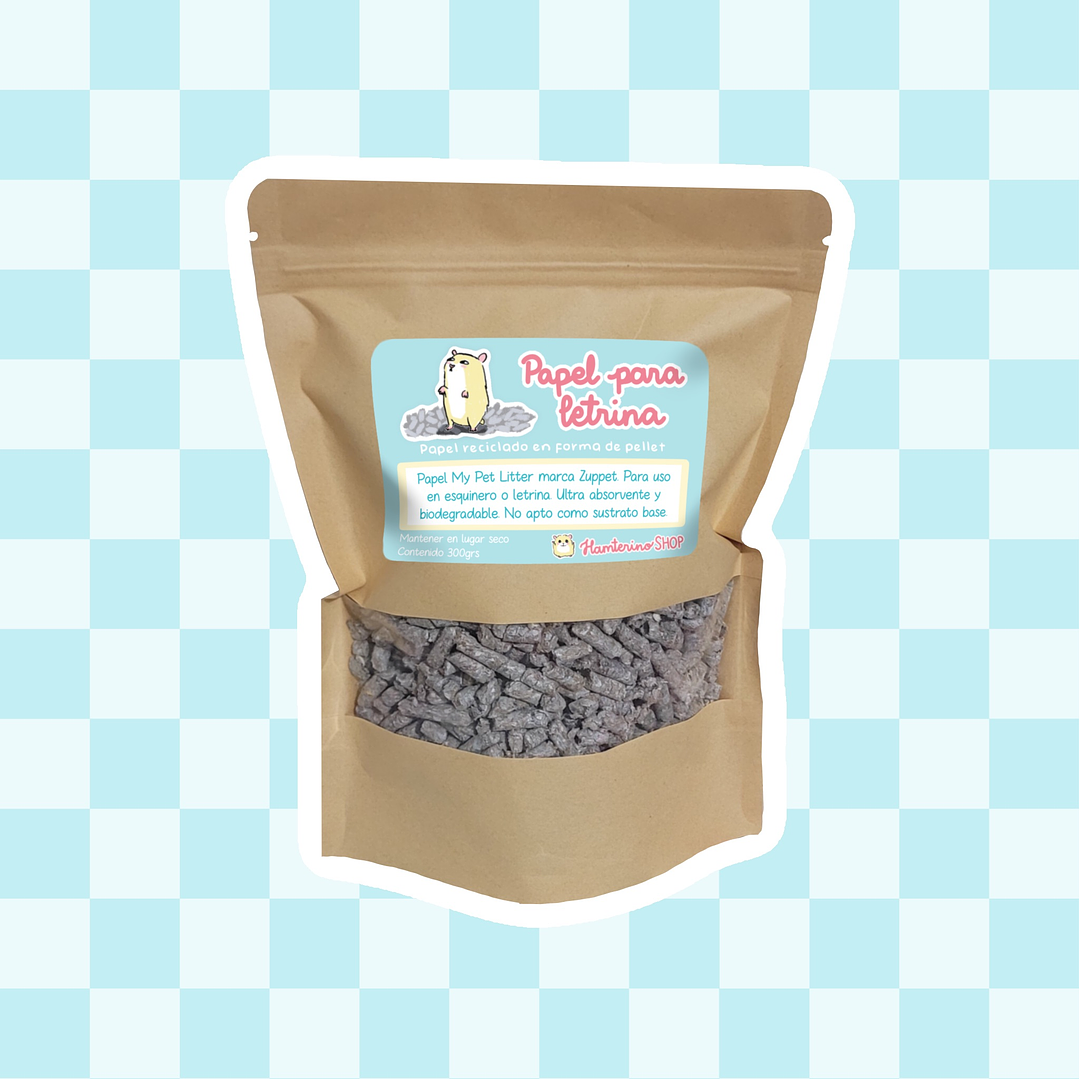 Papel para letrina en forma de pellet 1