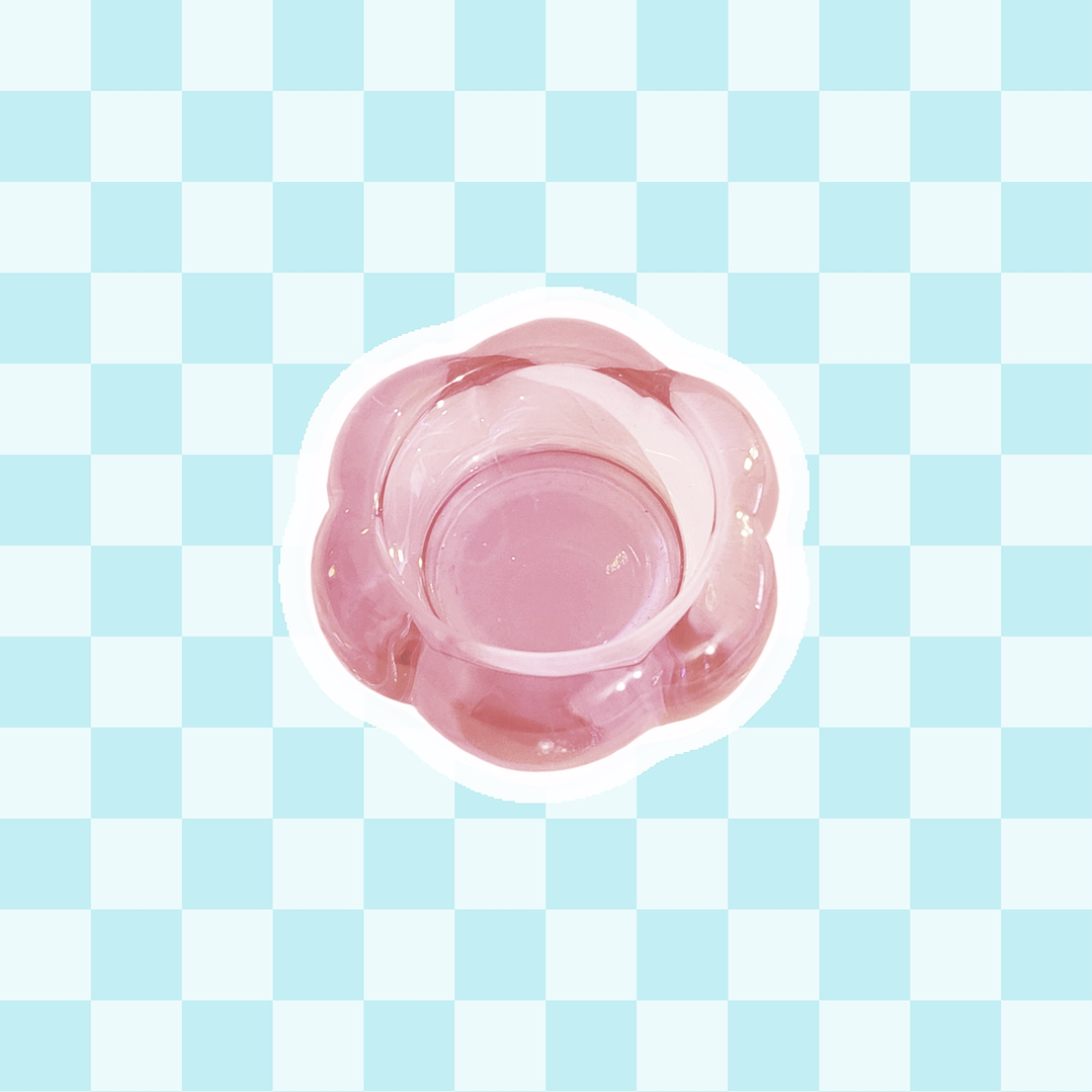 Cuenco de vidrio flor 1