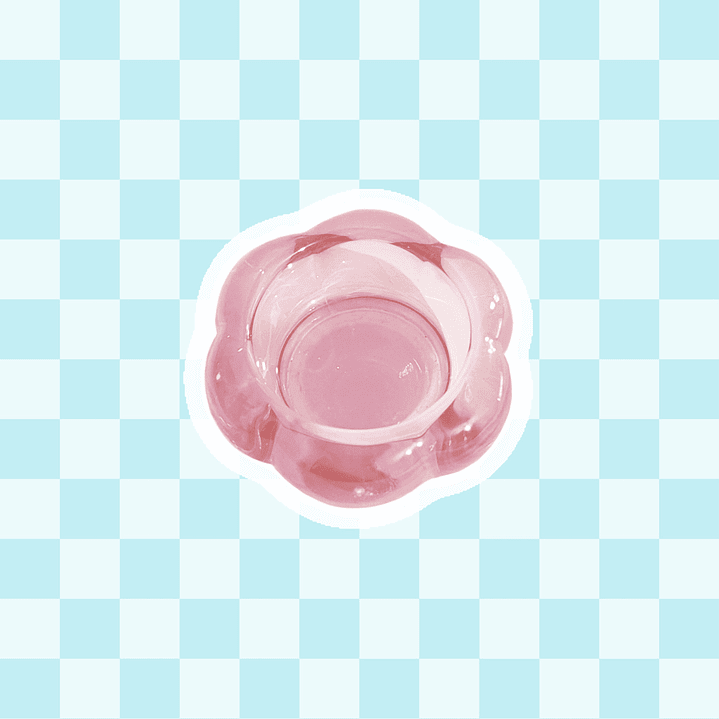 Cuenco de vidrio flor 1