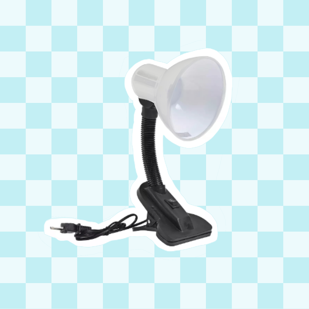 Lámpara con pinza 1