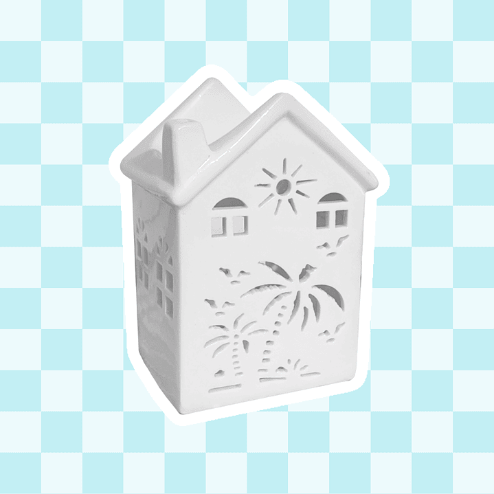 Refugio cerámica forma de casa 6