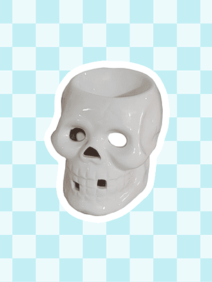 Refugio cerámica calavera