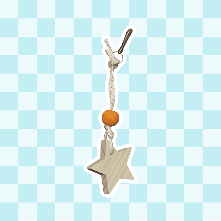 Mordedor colgante forma de estrella 1