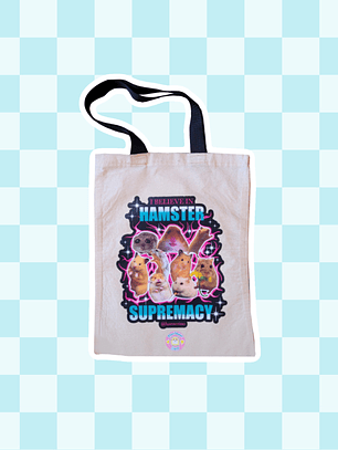 Bolsa Totebag Hámster supremacy