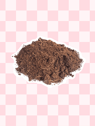 Textura sustrato de coco