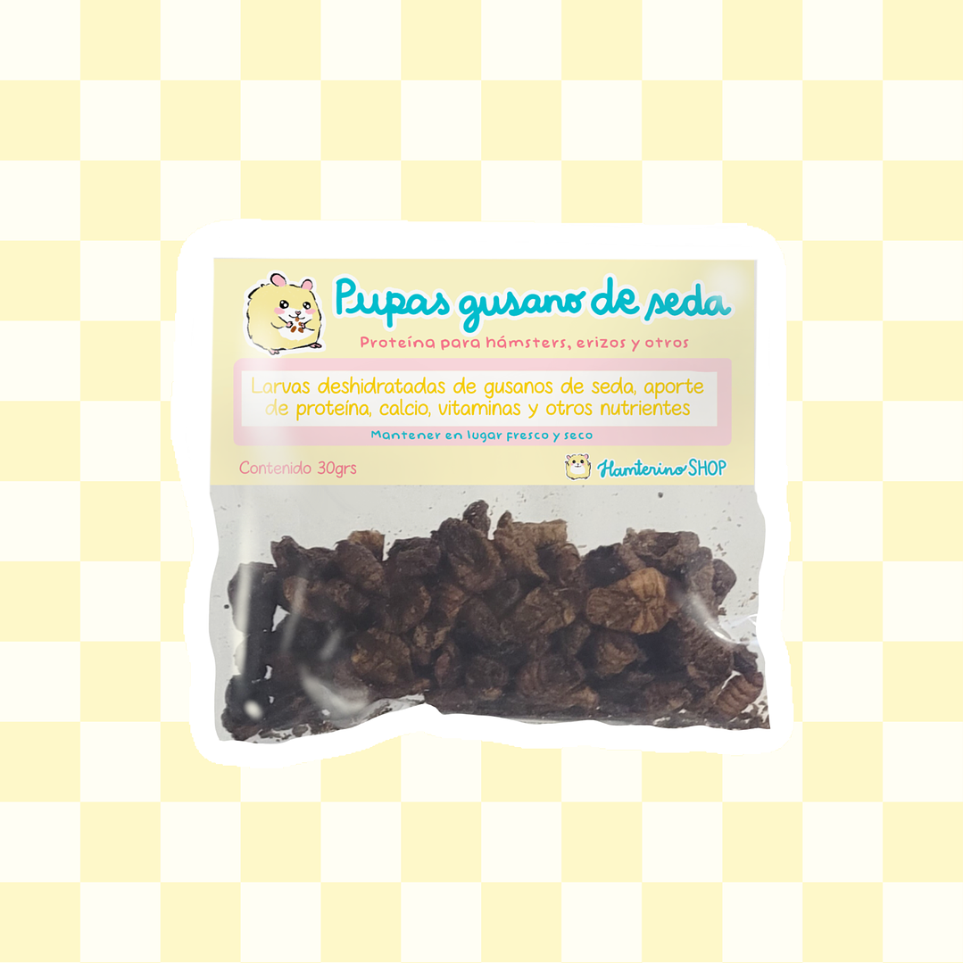 Pupas de Gusano de Seda deshidratadas 30 grs 1