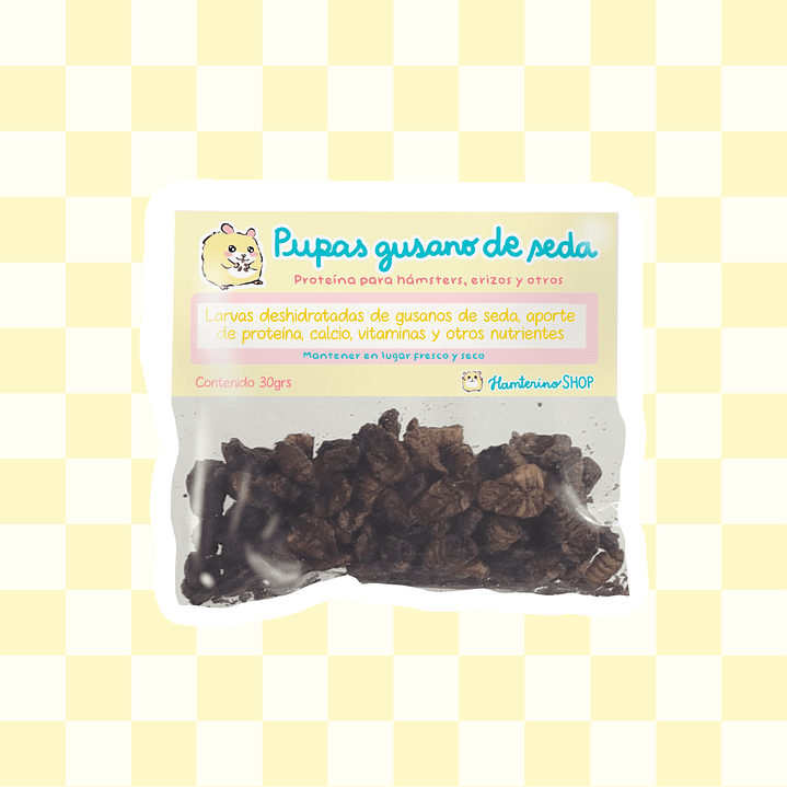 Pupas de Gusano de Seda deshidratadas 30 grs 1
