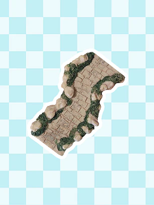 Decoración camino resina