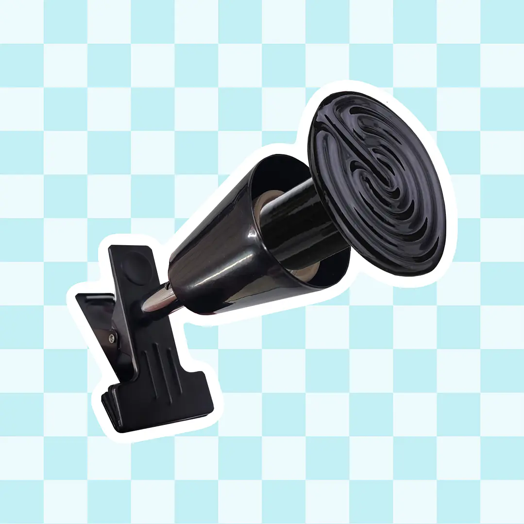 Lámpara para calor con pinzas 1