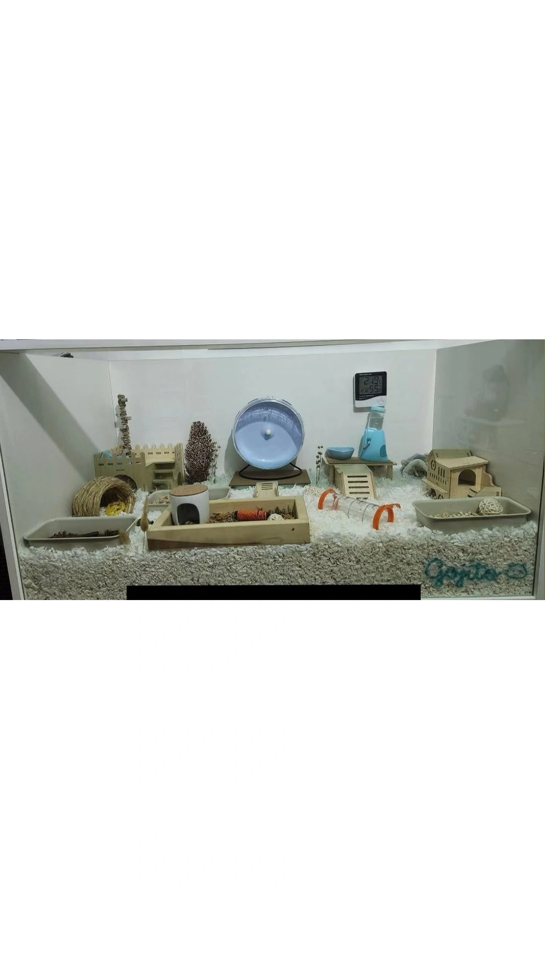 Hábitat terrario para hámster 100x50x50cm 4