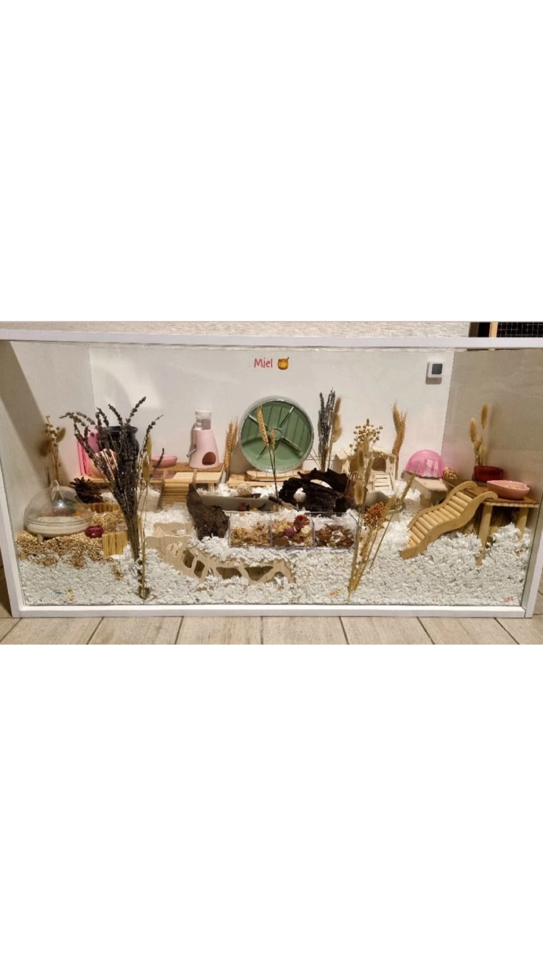 Hábitat terrario para hámster 100x50x50cm 6