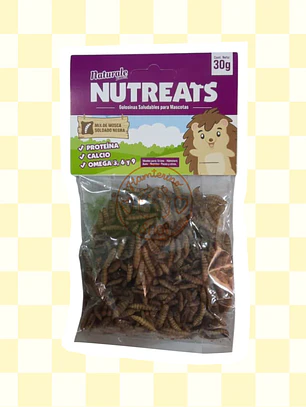 Larvas de Mosca Soldado deshidratadas 30 grs