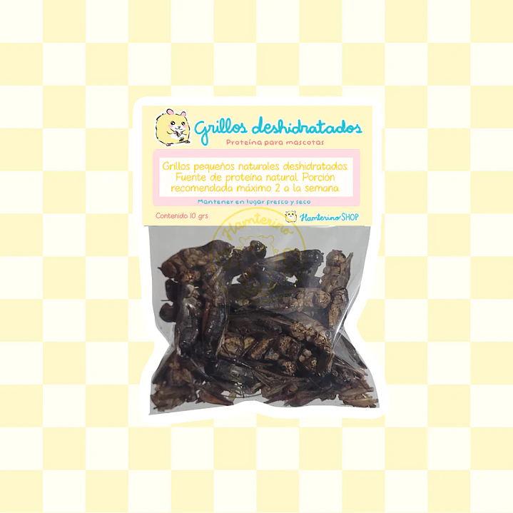 Grillos deshidratados 10 grs 1