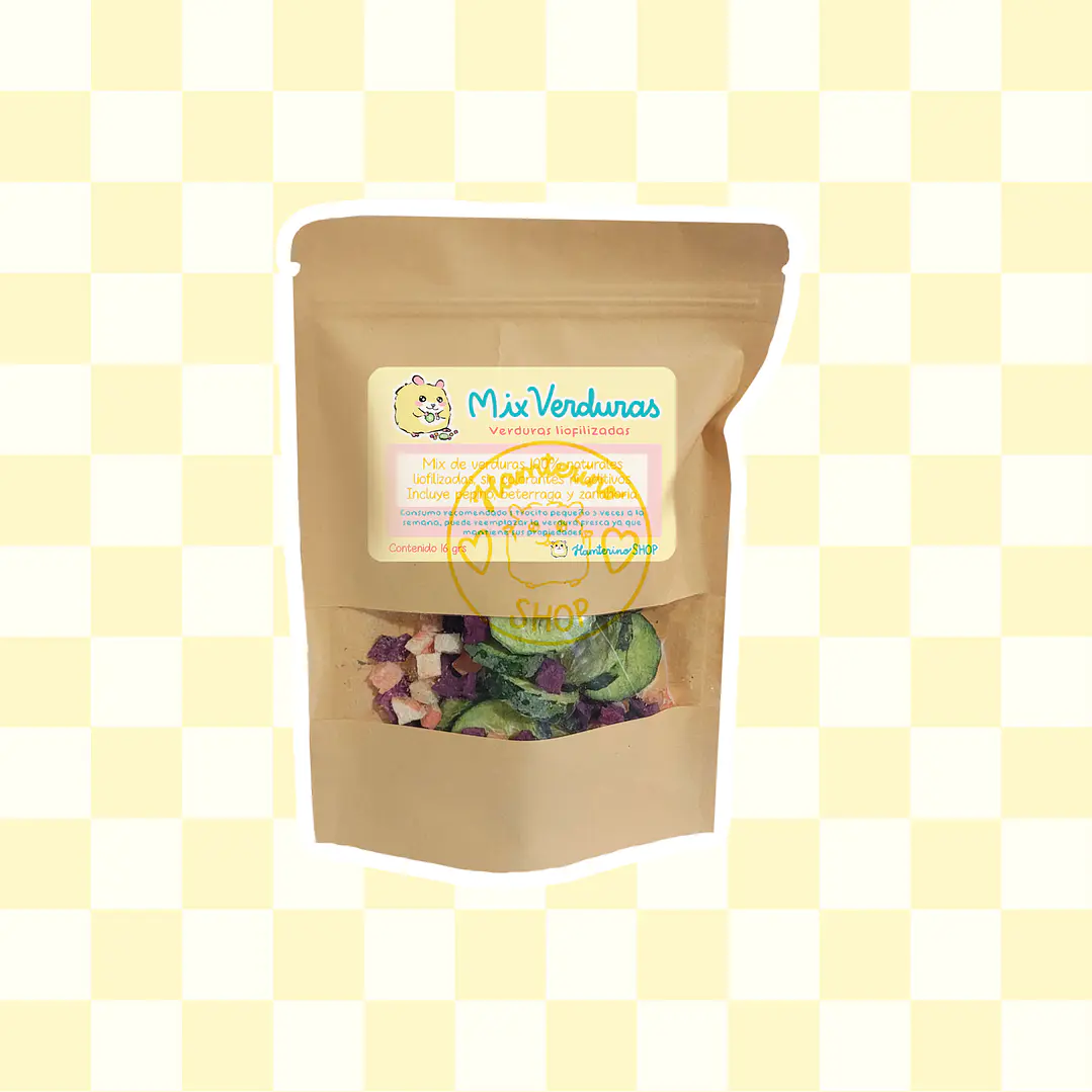 Mix verduras liofilizadas 16 grs 1
