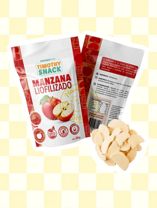 Manzana Liofilizada 30 grs