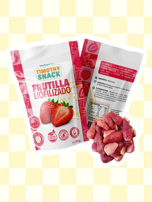 Frutilla Liofilizada 30 grs