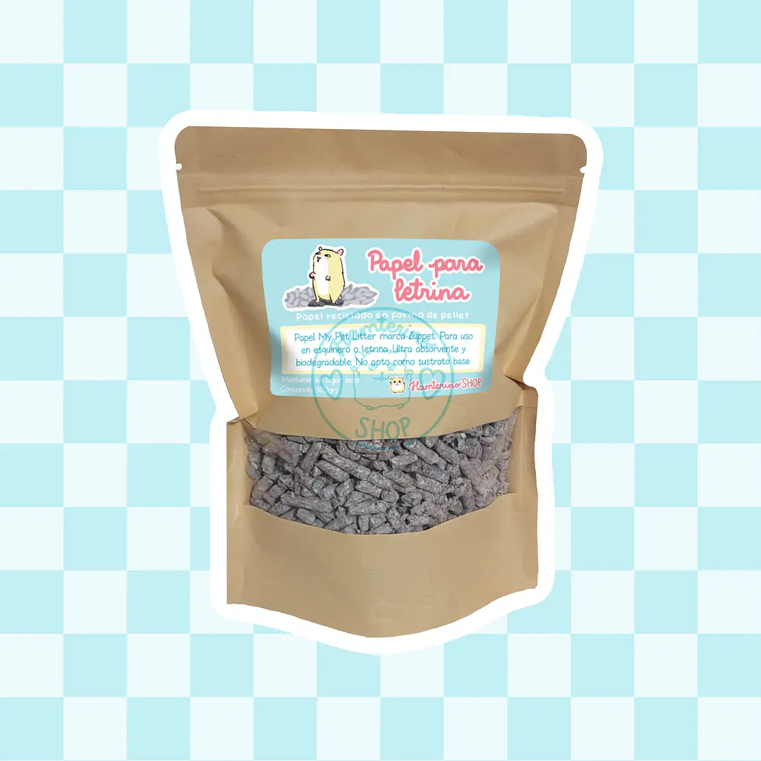 Papel para letrina en forma de pellet 1