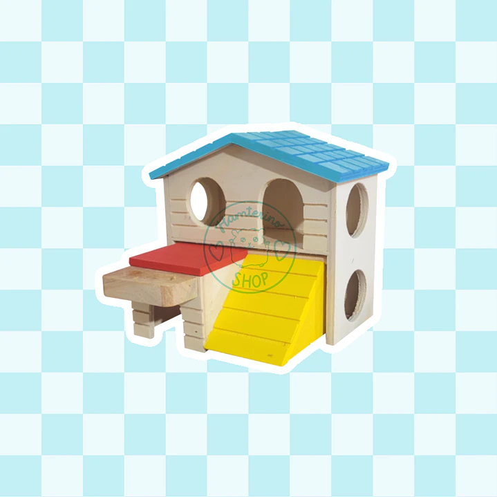 Casita madera 2 niveles 1