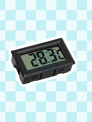 Termómetro ambiental digital mini rectangular