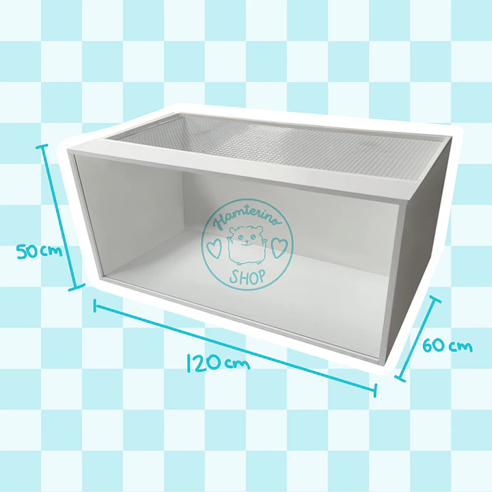 Hábitat terrario para hámster 120x60x50cm 2
