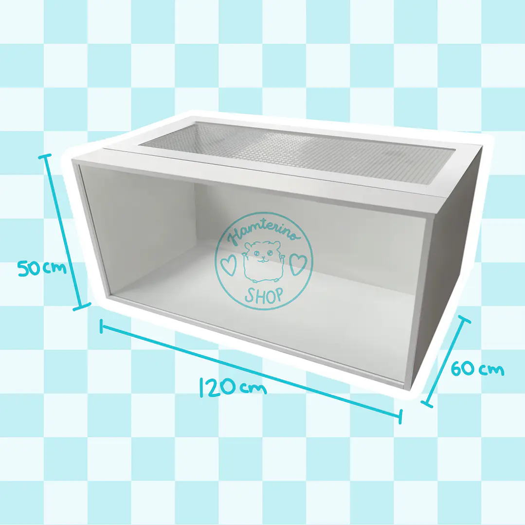 Hábitat terrario para hámster 120x60x50cm LEER DESCRIPCIÓN 2