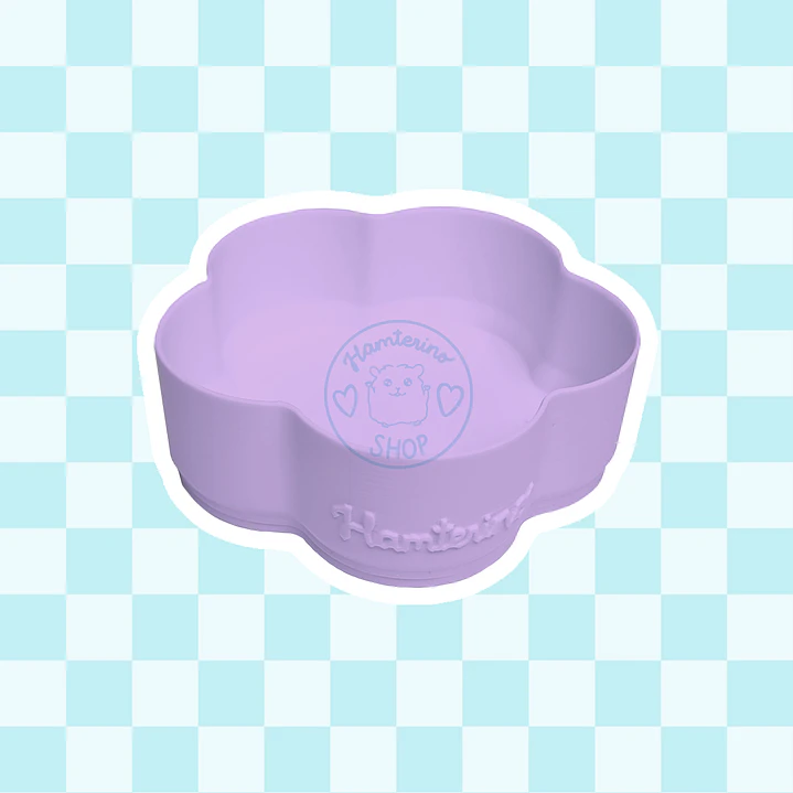 Recipiente forrajeo flor 3D 2