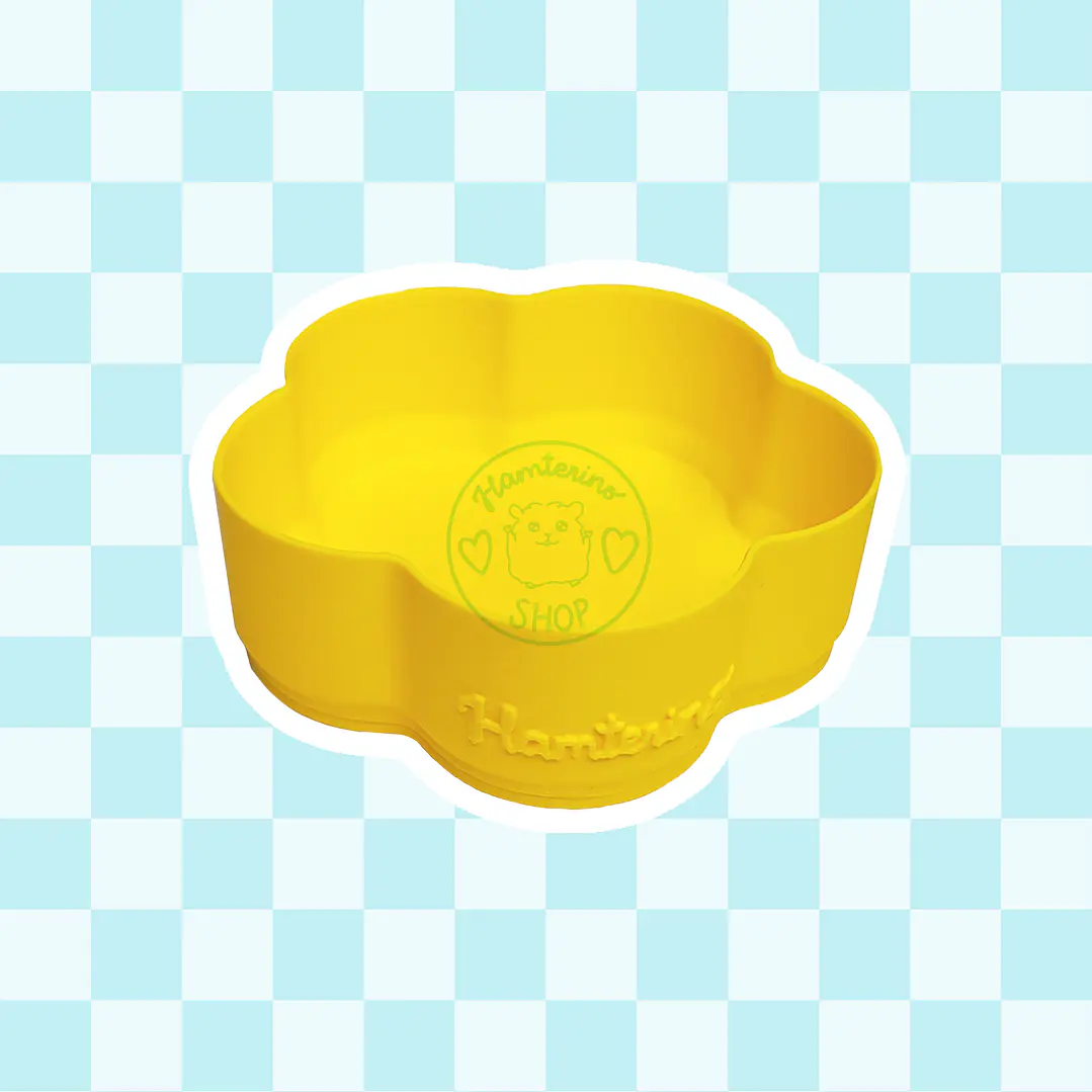 Recipiente forrajeo flor 3D 3