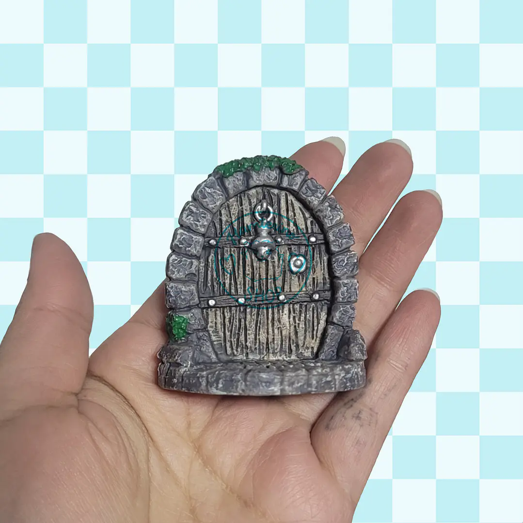 Decoración puerta resina 2