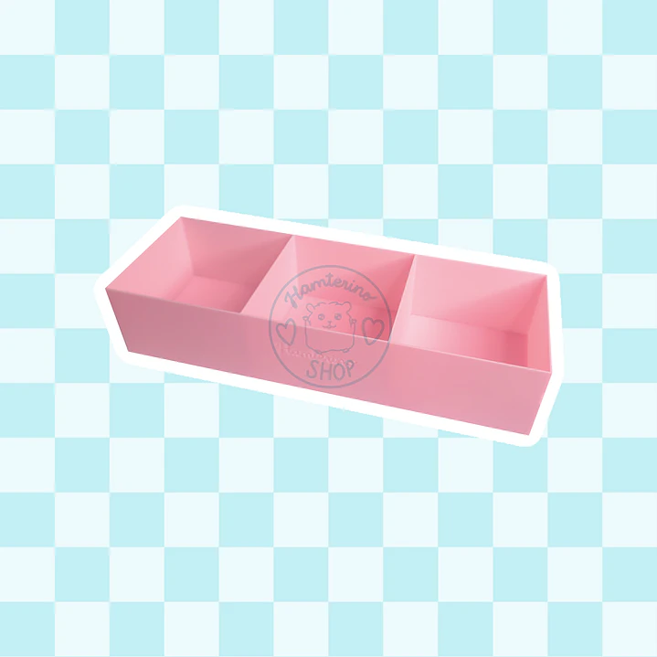 Recipiente texturas triple 3D 3